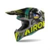 Airoh Wraap Alien Geel Groen Crosshelm -Scorpion Winkel airoh wraap alien yellow green
