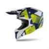 Airoh Wraap Raze Blauw Geel Crosshelm -Scorpion Winkel airoh wraap raze blue yellow
