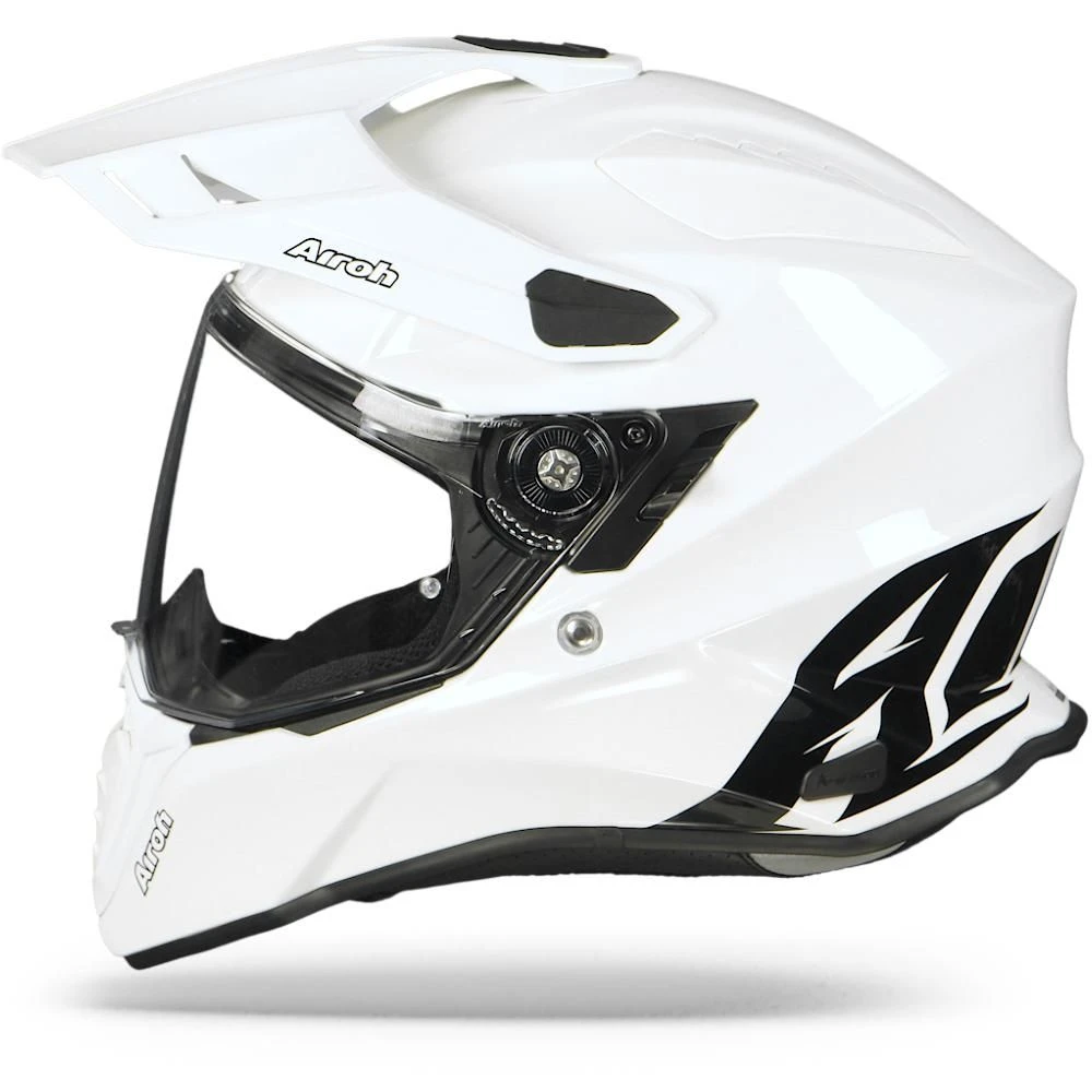 Airoh Commander Color Glans Wit Adventure Helm - Afbeelding 2