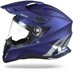Airoh Commander Color Blauw Mat Adventure Helm -Scorpion Winkel airohcommandercolorbluematt.10 1
