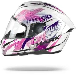 Shark D-Skwal 2 Shigan Wit Zwart Violet WKV Integraalhelm -Scorpion Winkel d skwal 2 shigan wkv white black viol.10 1