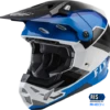 FLY Racing Formula CP Rush Zwart Blauw Wit Crosshelm -Scorpion Winkel fly racing formula cp rush helmet black blue white