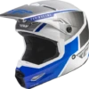 FLY Racing Kinetic Drift Blauw Charcoal Wit Crosshelm -Scorpion Winkel fly racing kinetic drift ece helmet blue charcoal white