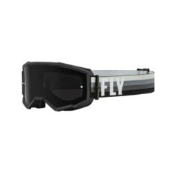 FLY Racing Zone Goggle Black Grey W Dark Smoke Lens