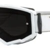 FLY Racing Zone Goggle White/Gold (Smoke Lens) -Scorpion Winkel fly racing zone goggle white gold smoke lens