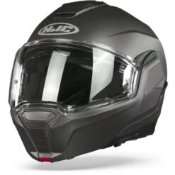 HJC I100 Donker Grijs Systeemhelm -Scorpion Winkel hjc i100 dark grey frontpage