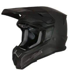 Just1 Helmet J-22 Solid Exposed Carbon Mat Crosshelm