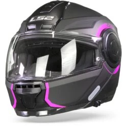 LS2 FF902 Scope Arch Mat Titanium Roze Systeemhelm -Scorpion Winkel ls2 ff902 scope arch matt titanium pink frontpage