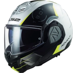 LS2 FF906 Advant Codex Wit Zwart Systeemhelm