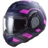 LS2 FF906 Advant Velum Mat Blauw Fluo Roze Systeemhelm -Scorpion Winkel ls2 ff906 advant velum matt blue fluo pink modular helmet