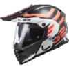 LS2 MX436 Pioneer Evo Adventurer Zwart Wit Adventure Helm -Scorpion Winkel ls2 mx436 pioneer evo adventurer black white