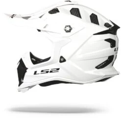 LS2 MX700 Subverter Single Mono Glanzend Wit Crosshelm