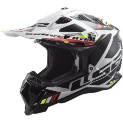 LS2 MX700 Subverter Stomp Wit Zwart Crosshelm