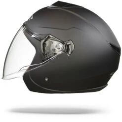 LS2 OF573 Twister II Single Mono Mat Zwart Jethelm