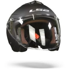 LS2 OF573 Twister II Single Mono Mat Zwart Jethelm -Scorpion Winkel ls2 of573 twister II single mono matt black.35