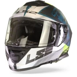 LS2 FF800 Storm Sprinter M.Zwart Zilver Cobalt Integraalhelm -Scorpion Winkel ls2 ff800 storm sprinter matt black silver cobalt frontpage