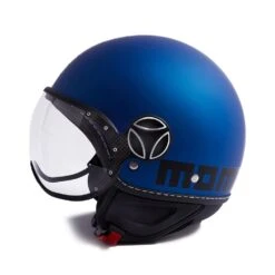Momodesign Fgtr Classic Momo E2205 Mat Blauw Zwart Jethelm -Scorpion Winkel momodesign fgtr classic momo e2205 matt blue black 5
