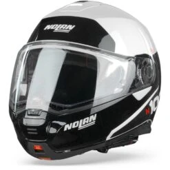 Nolan N100-5 Plus Distinctive 22 Metaal Wit Zwart Systeemhelm -Scorpion Winkel n100 5 plus distinctive n com metal white 22 frontpage