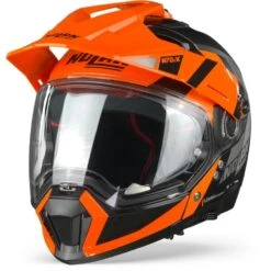 Nolan N70-2 X Decurio 31 Flat Zwart Oranje Wit Antraciet Multihelm -Scorpion Winkel n70 2 x decurio n com flat black 31 frontpage