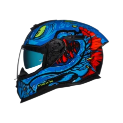 Nexx Sx.100R Abisal Blauw Neon Integraalhelm -Scorpion Winkel nexx sx 100r abisal blue neon 4