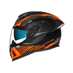 Nexx Sx.100R Skidder Oranje Zwart Matt Integraal