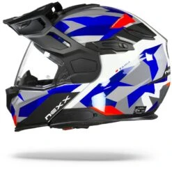 Nexx X.Vilijord Taiga Wit Blauw Systeemhelm -Scorpion Winkel nexx x vilijord taiga white blue.11