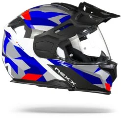 Nexx X.Vilijord Taiga Wit Blauw Systeemhelm -Scorpion Winkel nexx x vilijord taiga white blue.29