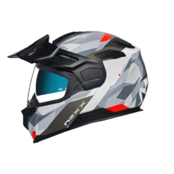 Nexx X.Vilijord Taiga Wit Rood Systeemhelm