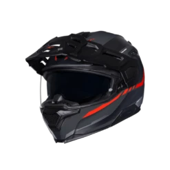 Nexx X.Vilijord Continental Grijs Rood Matt Systeemhelm -Scorpion Winkel nexx x vj continental grey red matt