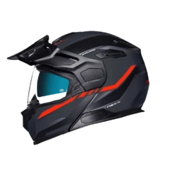 Nexx X.Vilijord Continental Grijs Rood Matt Systeemhelm -Scorpion Winkel nexx x vj continental grey red matt 1