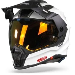 Nexx X.WRL FullWhite Adventure Helm -Scorpion Winkel nexx x.wrl full white frontpage