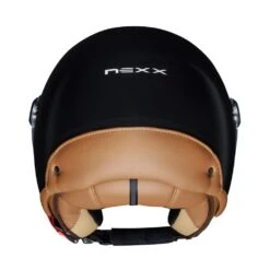 Nexx Y.10 Sunny Zwart Mat Camel Jet Helm