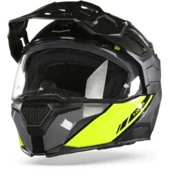 Nexx X.Vilijord Hi-Viz Neon Grijs Systeemhelm -Scorpion Winkel nexx x.vilijord continental neon grey modular helmet frontpage