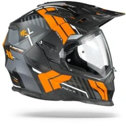 Nexx X.WED2 Wild Country Zwart Oranje Mat Adventure Helm