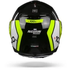Nolan N100-5 Plus Distinctive 28 Glans Zwart Geel Wit Systeemhelm -Scorpion Winkel nolan n100 5plus distinctive28 glossyblackyellow.19