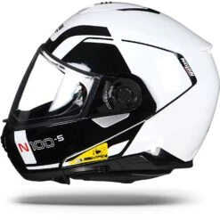 Nolan N100-5 Consistency Metal Wit N-Com 019 Systeemhelm -Scorpion Winkel nolann100 5consistency019.10