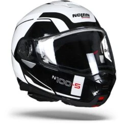 Nolan N100-5 Consistency Metal Wit N-Com 019 Systeemhelm -Scorpion Winkel nolann100 5consistency019.33