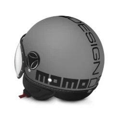 Momodesign Fgtr Classic Momo E2205 Matt Grijs Zwart Jethelm
