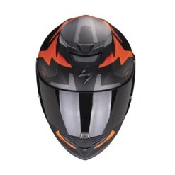 Scorpion Exo-520 Evo Air Elan Mat Zwart Oranje Integraalhelm -Scorpion Winkel product foto 2 1