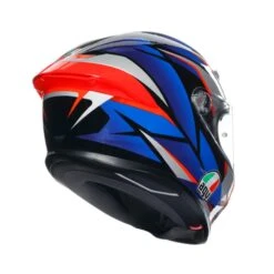 Agv K6 S E2206 Mplk Slashcut Zwart Blauw Rood 015 Integraalhelm -Scorpion Winkel product foto 3 4 7