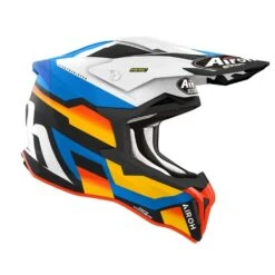 Airoh Strycker Glam Blauw Mat Offroad Helm