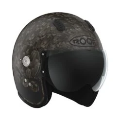 ROOF Bamboo Zwart Mat Jet Helm -Scorpion Winkel roof bamboo black mat 4