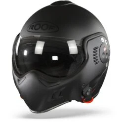 ROOF Boxer V8 Mat Zwart Systeemhelm -Scorpion Winkel roof boxer v8 matt black frontpage