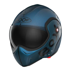 ROOF BoXXer Carbon Mono Blauw Systeemhelm -Scorpion Winkel roof boxxer carbon mono blue