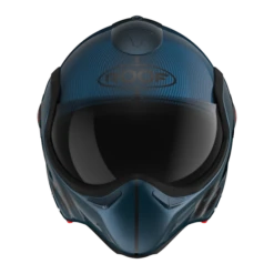 ROOF BoXXer Carbon Mono Blauw Systeemhelm -Scorpion Winkel roof boxxer carbon mono blue 1