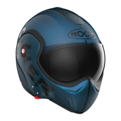 ROOF BoXXer Carbon Mono Blauw Systeemhelm