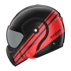 ROOF BoXXer Sting Zwart Rood Systeemhelm -Scorpion Winkel roof boxxer sting black red 1 2