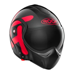 ROOF BoXXer Twin Zwart Rood Systeemhelm -Scorpion Winkel roof boxxer twin black red 2