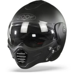 ROOF Roadster Iron Mat Zwart Zilver Jethelm -Scorpion Winkel roof roadster iron mat black silver frontpage