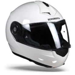 Schuberth C3 Pro Glans Wit Systeemhelm -Scorpion Winkel schubertc3proglossywhite.33